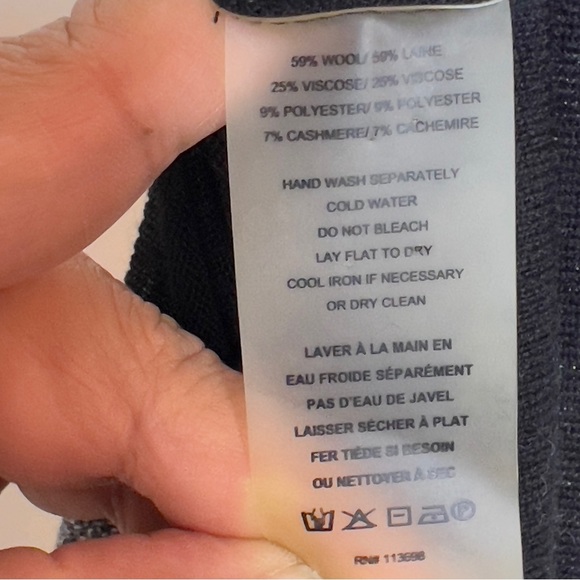 Marget O'leary Abstract Print Wool Blend Sweater Size Small - Picture 5 of 6